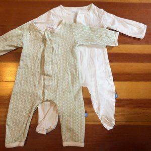 Simply Magnetic Me - Footie and Footless Pajamas - 2-pack 3-6M